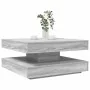 Mesa de centro giratoria 360 grados gris Sonoma 70x70x34,5 cm von , Couchtisch - Ref: Foro24-858484, Preis: 79,45 €, Rabatt: %