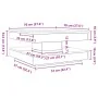 Mesa de centro giratoria 360 grados gris Sonoma 70x70x34,5 cm von , Couchtisch - Ref: Foro24-858484, Preis: 79,45 €, Rabatt: %