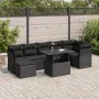 Set de sofás de jardín y cojines 8 piezas ratán sintético negro von , Gartensets - Ref: Foro24-3326196, Preis: 532,39 €, Raba...