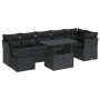 Set de sofás de jardín y cojines 8 piezas ratán sintético negro von , Gartensets - Ref: Foro24-3326196, Preis: 532,39 €, Raba...