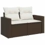 Set sofás de jardín 8 piezas y cojines ratán sintético marrón by , Garden sets - Ref: Foro24-3325419, Price: 504,13 €, Discou...