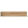 Estantes de pared 2 uds madera roble artisan 100x16,5x16,5 cm de , Estantes y estanterías - Ref: Foro24-860048, Precio: 50,05...