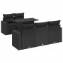 Set de sofás de jardín 6 piezas y cojines ratán sintético negro von , Gartensets - Ref: Foro24-3326246, Preis: 521,63 €, Raba...
