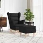 Sillón mecedora con taburete tela negro von , Sessel - Ref: Foro24-3307999, Preis: 227,81 €, Rabatt: %