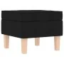 Sillón mecedora con taburete tela negro von , Sessel - Ref: Foro24-3307999, Preis: 227,81 €, Rabatt: %