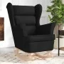 Silla mecedora de tela negro 74x90x102 cm by , Armchairs - Ref: Foro24-4016921, Price: 189,06 €, Discount: %