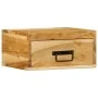 Mesitas de noche de pared 2 uds madera maciza de acacia by , Nightstands - Ref: Foro24-4017457, Price: 120,19 €, Discount: %
