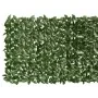 Balcony awning with dark green leaves 400x100 cm by vidaXL, Umbrellas - Ref: Foro24-315488, Price: 46,72 €, Discount: %
