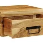 Mesitas de noche de pared 2 uds madera maciza de acacia by , Nightstands - Ref: Foro24-4017457, Price: 120,19 €, Discount: %