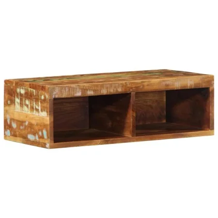 Mueble de TV de pared madera maciza reciclada 60x30x19 cm by , CD and DVD storage - Ref: Foro24-4017474, Price: 59,18 €, Disc...
