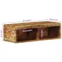 Mueble de TV de pared madera maciza reciclada 60x30x19 cm by , CD and DVD storage - Ref: Foro24-4017474, Price: 59,18 €, Disc...