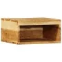 Mueble de TV de pared madera maciza de acacia 40x30x19 cm by , CD and DVD storage - Ref: Foro24-4017469, Price: 41,84 €, Disc...
