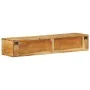 Mueble de TV de pared madera maciza de acacia 100x30x19 cm by , CD and DVD storage - Ref: Foro24-4017481, Price: 96,49 €, Dis...