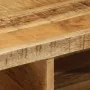 Mueble de TV de pared madera maciza de mango rugosa 80x30x19 cm by , CD and DVD storage - Ref: Foro24-4017476, Price: 80,37 €...