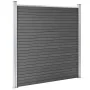 Panel de valla WPC negro 180x186 cm de vidaXL, Paneles de vallas - Ref: Foro24-148972, Precio: 323,02 €, Descuento: %