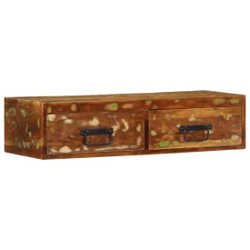 Mueble de TV de pared madera maciza reciclada 80x30x19 cm von , CD- und DVD-Speicher - Ref: Foro24-4017462, Preis: 91,27 €, R...