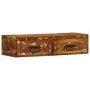 Mueble de TV de pared madera maciza reciclada 80x30x19 cm by , CD and DVD storage - Ref: Foro24-4017462, Price: 91,27 €, Disc...