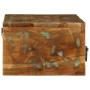Mueble de TV de pared madera maciza reciclada 80x30x19 cm by , CD and DVD storage - Ref: Foro24-4017462, Price: 91,27 €, Disc...