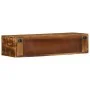 Mueble de TV de pared madera maciza reciclada 80x30x19 cm by , CD and DVD storage - Ref: Foro24-4017462, Price: 91,27 €, Disc...