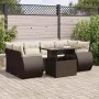 Juego de sofás de jardín 7 piezas con cojines ratán PE marrón von , Gartensets - Ref: Foro24-3326594, Preis: 550,59 €, Rabatt: %