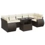 Set sofás de jardín 8 piezas y cojines ratán sintético marrón von , Gartensets - Ref: Foro24-3326604, Preis: 590,17 €, Rabatt: %