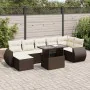 Set sofás de jardín 8 piezas y cojines ratán sintético marrón by , Garden sets - Ref: Foro24-3326684, Price: 564,53 €, Discou...