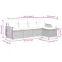 Set comedor de jardín 5 piezas y cojines ratán sintético marrón by , Garden sets - Ref: Foro24-3325569, Price: 337,64 €, Disc...