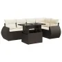 Set sofás de jardín 6 piezas y cojines ratán sintético marrón by , Garden sets - Ref: Foro24-3326644, Price: 475,48 €, Discou...