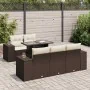 Set sofás de jardín 6 piezas y cojines ratán sintético marrón von , Gartensets - Ref: Foro24-3326734, Preis: 514,20 €, Rabatt: %