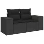 Set de sofás de jardín 11 pzas y cojines ratán sintético negro von , Gartensets - Ref: Foro24-3326866, Preis: 787,71 €, Rabat...