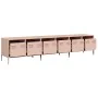 Mueble para TV acero laminado en frío rosa 202x39x43,5 cm by , TV Furniture - Ref: Foro24-3307150, Price: 210,47 €, Discount: %
