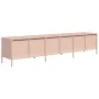 Mueble para TV acero laminado en frío rosa 202x39x43,5 cm by , TV Furniture - Ref: Foro24-3307150, Price: 210,47 €, Discount: %