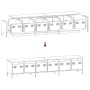 Mueble para TV acero laminado en frío rosa 202x39x43,5 cm by , TV Furniture - Ref: Foro24-3307150, Price: 210,47 €, Discount: %