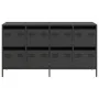 Aparador de acero laminado en frío negro 135x39x73,5 cm de , Aparadores - Ref: Foro24-3307167, Precio: 209,97 €, Descuento: %