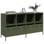 Aparador de acero laminado en frío verde oliva 135x39x73,5 cm de , Aparadores - Ref: Foro24-3307165, Precio: 190,22 €, Descue...