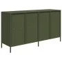 Aparador de acero laminado en frío verde oliva 135x39x73,5 cm de , Aparadores - Ref: Foro24-3307165, Precio: 190,22 €, Descue...