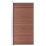 Braunes WPC-Zaunelement 95x186 cm von vidaXL, Zaunpaneele - Ref: Foro24-148977, Preis: 156,08 €, Rabatt: %