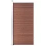 Brown WPC fence panel 95x186 cm by vidaXL, fence panels - Ref: Foro24-148977, Price: 156,08 €, Discount: %