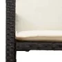 Set bar jardín con cojines 5 pzas ratán sintético acacia negro by , Garden sets - Ref: Foro24-3328896, Price: 549,96 €, Disco...