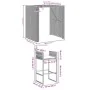 Set bar jardín con cojines 5 pzas ratán sintético acacia negro by , Garden sets - Ref: Foro24-3328896, Price: 549,96 €, Disco...