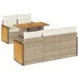 Set sofás jardín y cojines 6 pzas ratán sintético acacia beige von , Gartensets - Ref: Foro24-3327663, Preis: 524,17 €, Rabat...