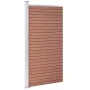 Braunes WPC-Zaunelement 95x186 cm von vidaXL, Zaunpaneele - Ref: Foro24-148977, Preis: 156,08 €, Rabatt: %