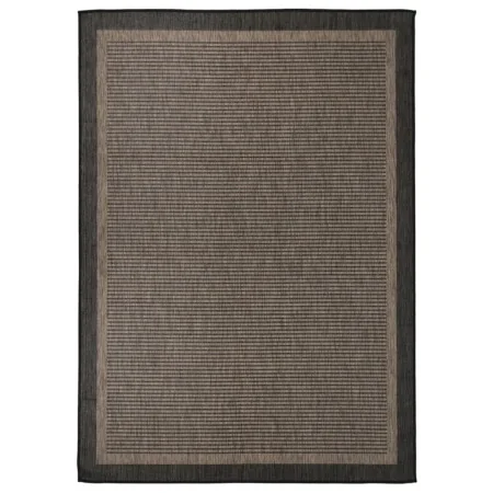 Alfombra de exterior de tejido plano marrón oscuro 120x170 cm de , Alfombras - Ref: Foro24-340844, Precio: 43,74 €, Descuento: %