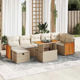 Juego de sofás jardín con cojines 5 pzas ratán sintético beige von , Gartensets - Ref: Foro24-3328164, Preis: 595,68 €, Rabat...