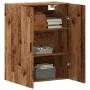 Armario de pared madera de ingeniería envejecida 69,5x34x90 cm by , Sideboards - Ref: Foro24-857292, Price: 84,60 €, Discount: %