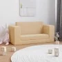 Sofá cama de niños 2 plazas felpa suave crema von , Baby- und Kleinkindmöbel - Ref: Foro24-357037, Preis: 56,24 €, Rabatt: %