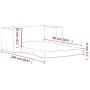 Sofá cama de niños 2 plazas felpa suave crema von , Baby- und Kleinkindmöbel - Ref: Foro24-357037, Preis: 56,24 €, Rabatt: %