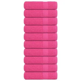 Toallas de invitados 10 uds 100% algodón rosa 70x140 cm 360gsm by , Towels - Ref: Foro24-137051, Price: 69,51 €, Discount: %