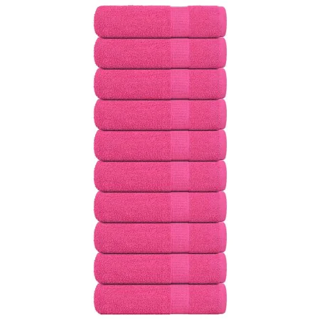 Toallas de invitados 10 uds 100% algodón rosa 70x140 cm 360gsm by , Towels - Ref: Foro24-137051, Price: 69,51 €, Discount: %