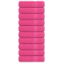 Toallas de invitados 10 uds 100% algodón rosa 70x140 cm 360gsm by , Towels - Ref: Foro24-137051, Price: 69,51 €, Discount: %